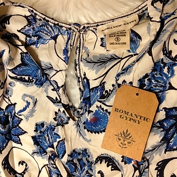 NWT Stunning ROMANTIC GYPSY~Maternity~Lightweight Empire Waist Short Kimomo Dres - Picture 12 of 16